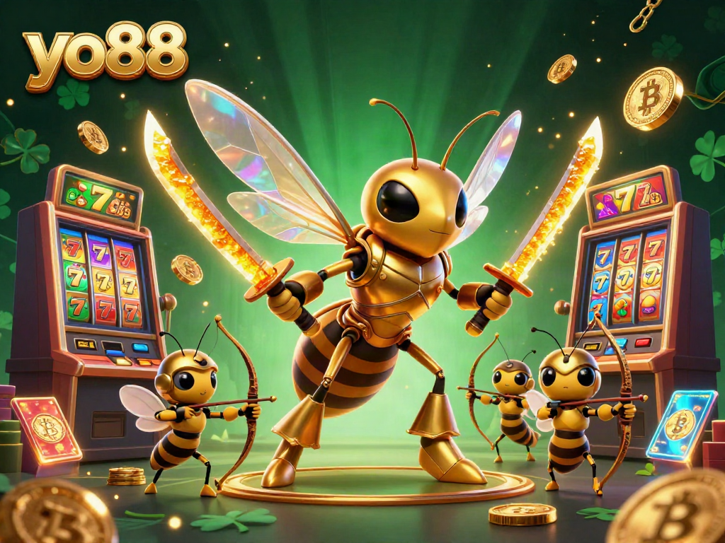 Experience thrilling gameplay at yo88 with winning vibes featuring exciting slots, jackpots, and golden characters.